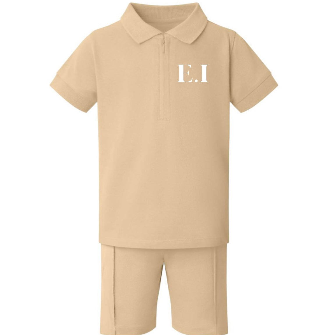 Boys personalised polo and shorts set 2 FOR £26