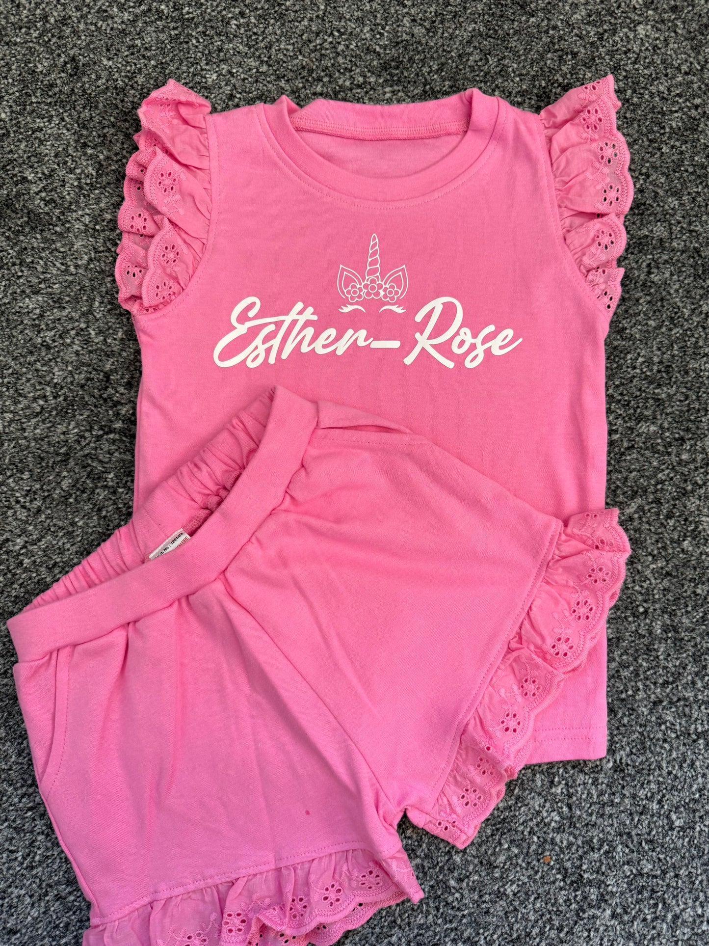 Frill shorts and tshirt sets 2 FOR £20
