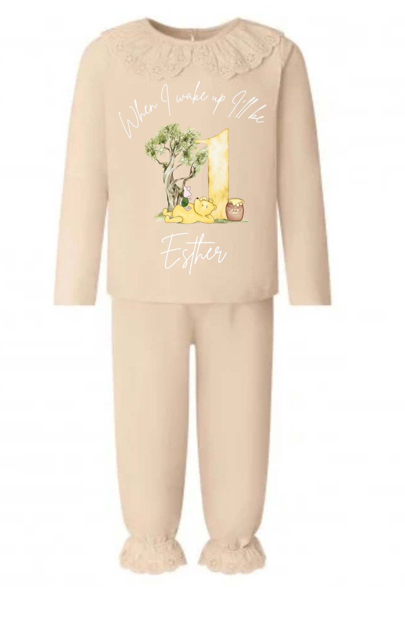 Frill birthday pyjamas