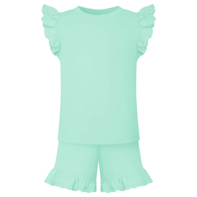 Frill shorts and tshirt sets 2 FOR £20