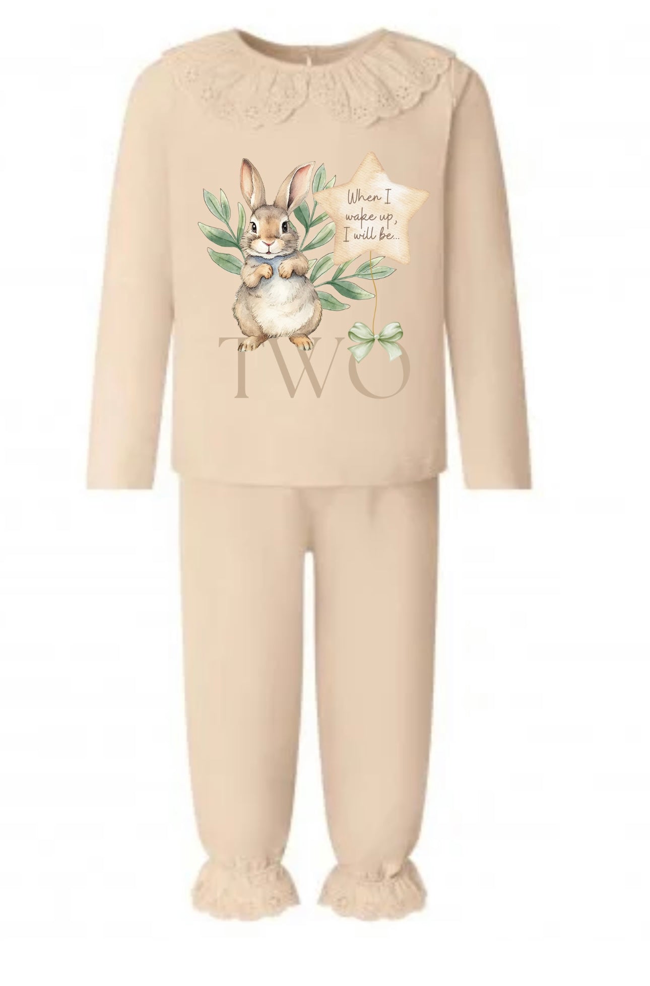 Frill birthday pyjamas