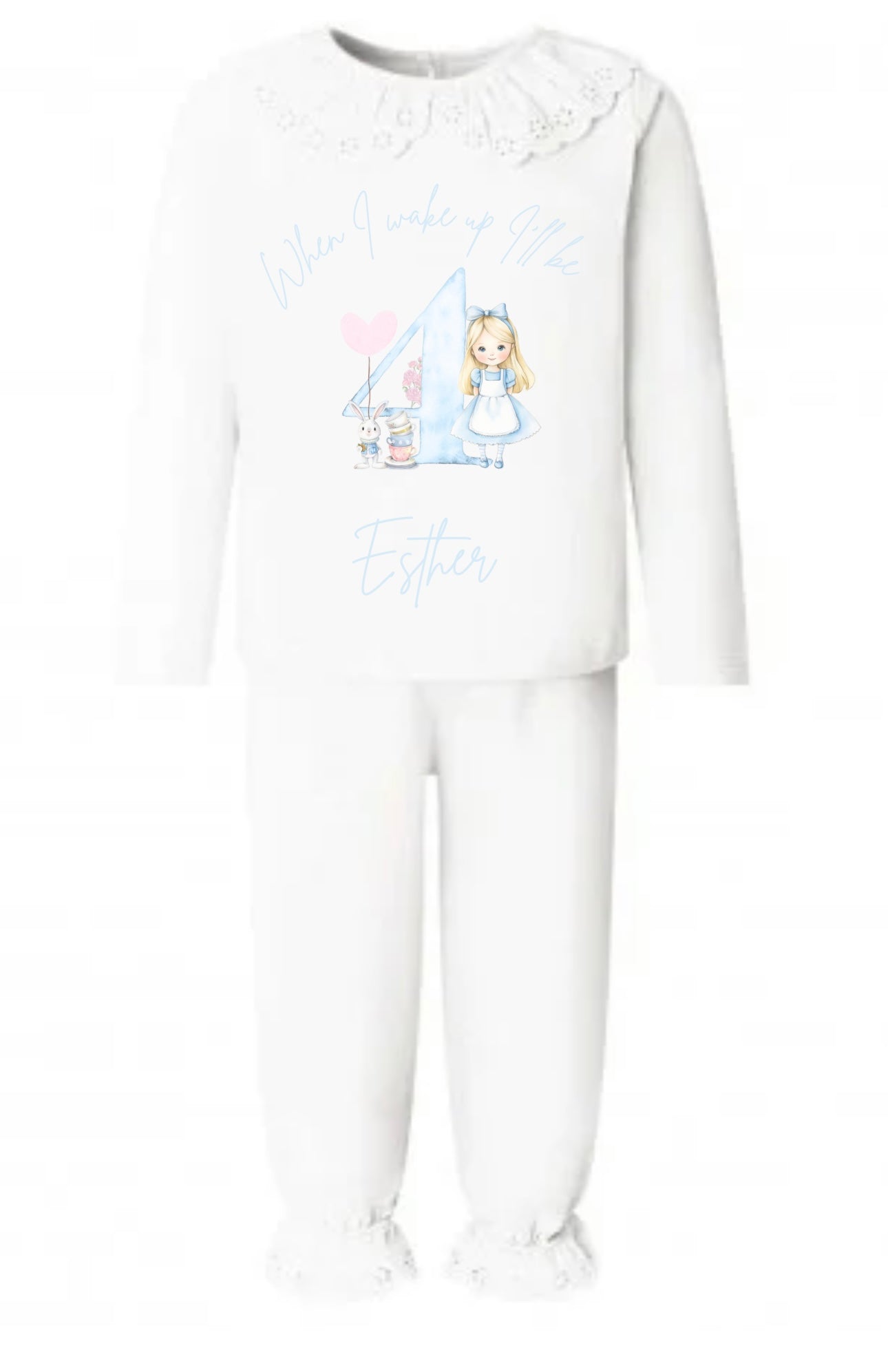 Frill birthday pyjamas