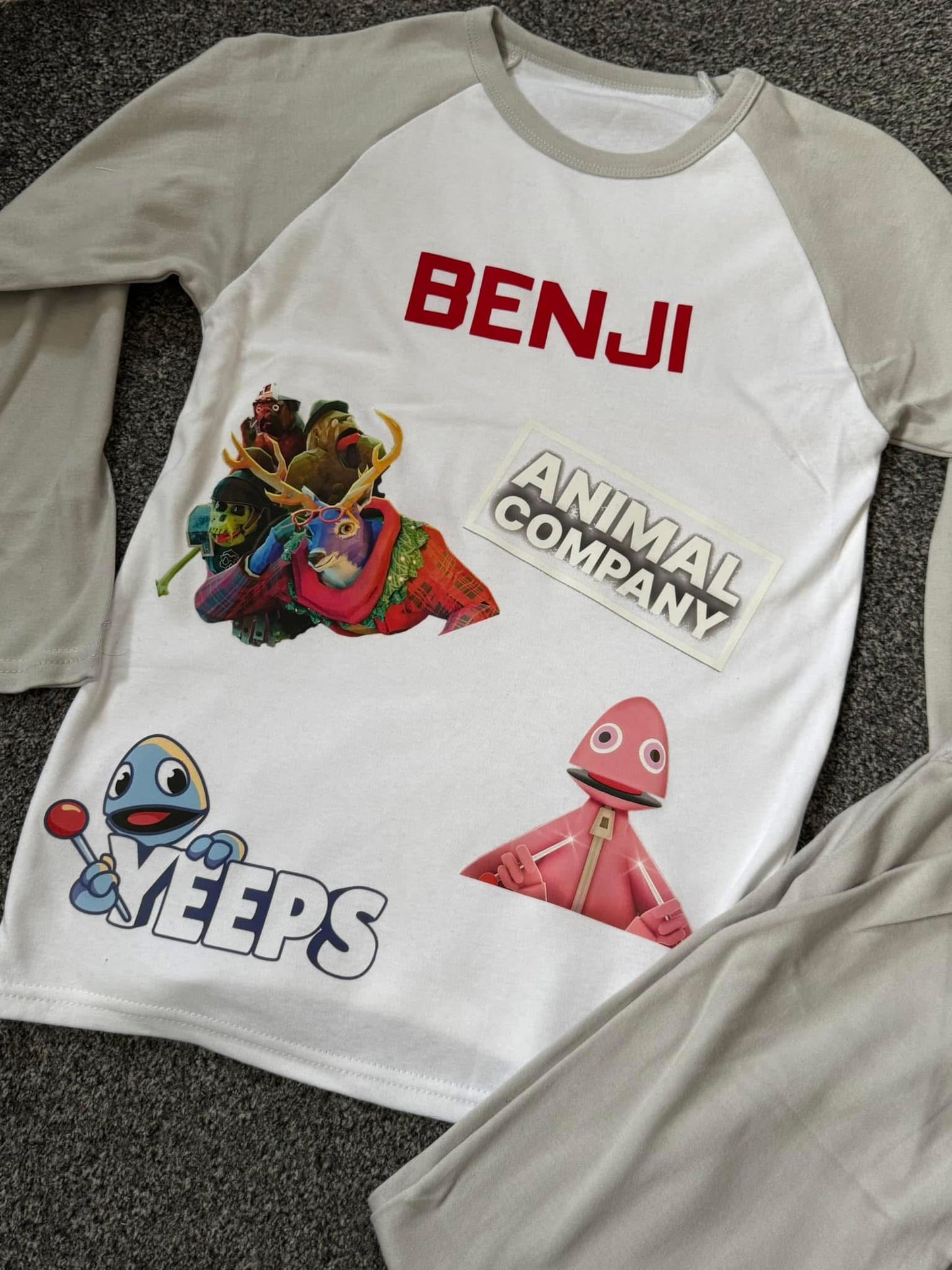 Personalised pyjamas
