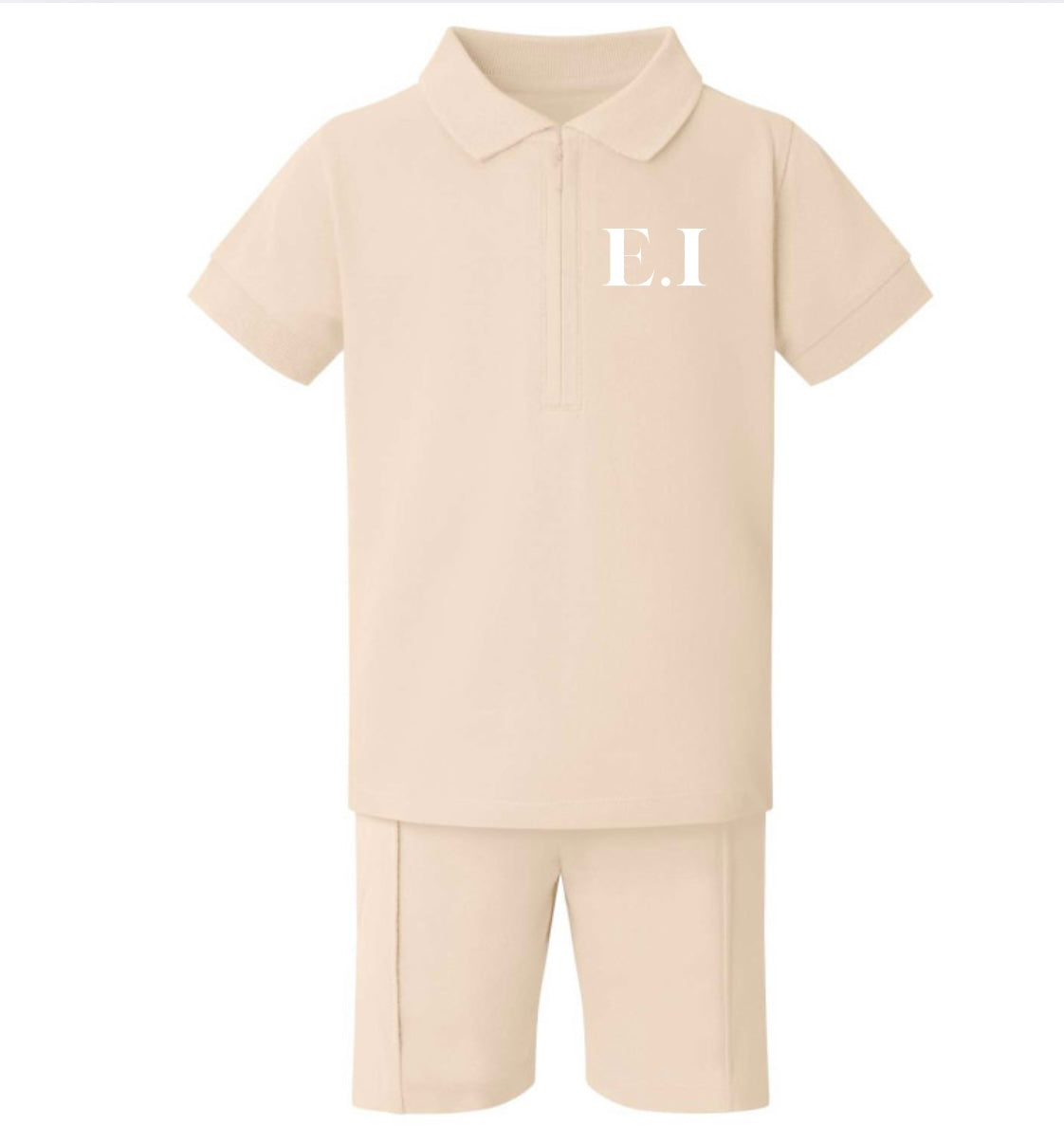 Boys personalised polo and shorts set 2 FOR £26