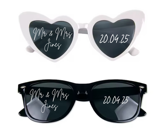 Personalised sunglasses 10 pairs for £16.